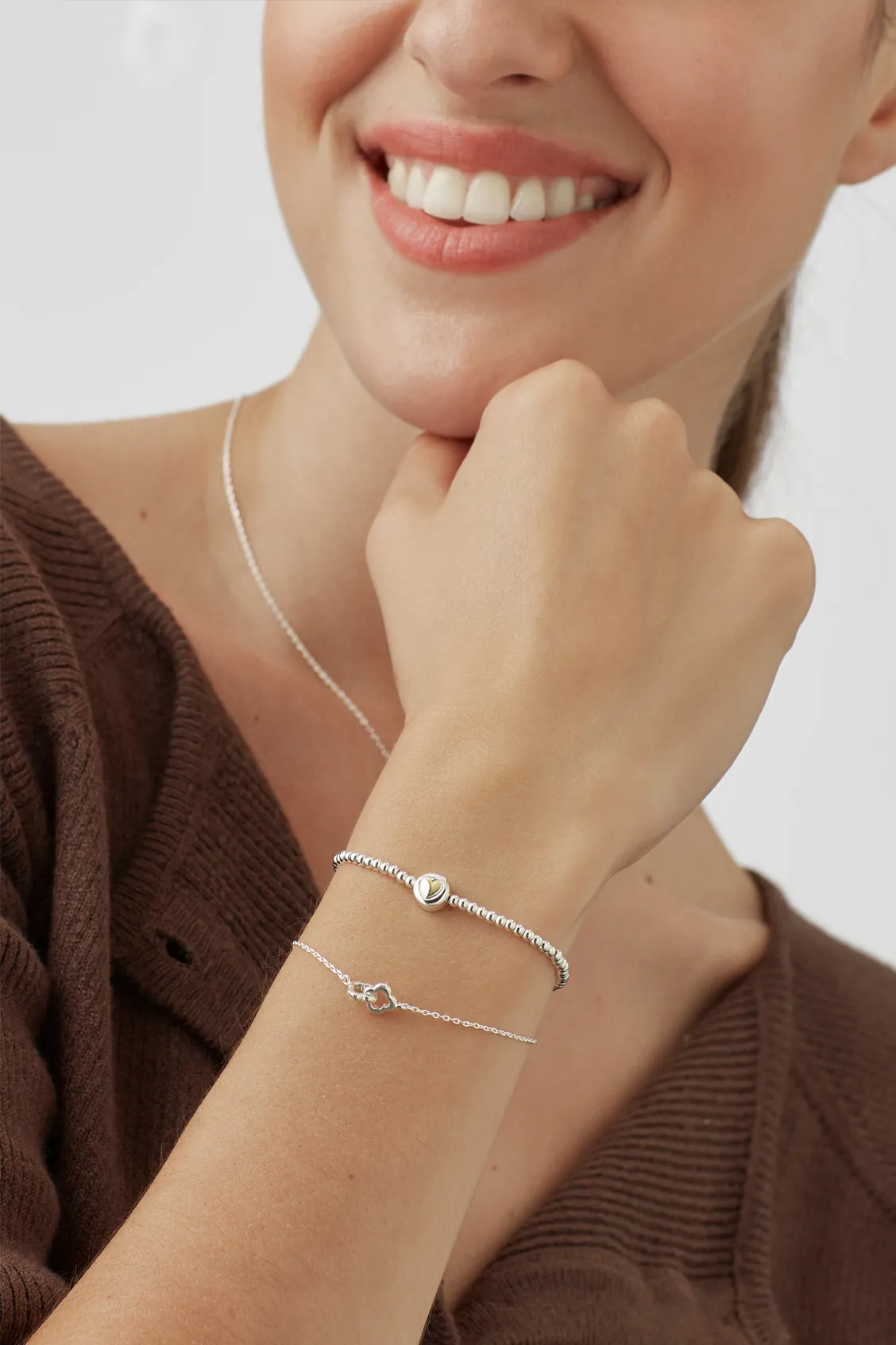 Double-Linked Flower Bracelet sold by Estella Bartlett product image thumbnail 2