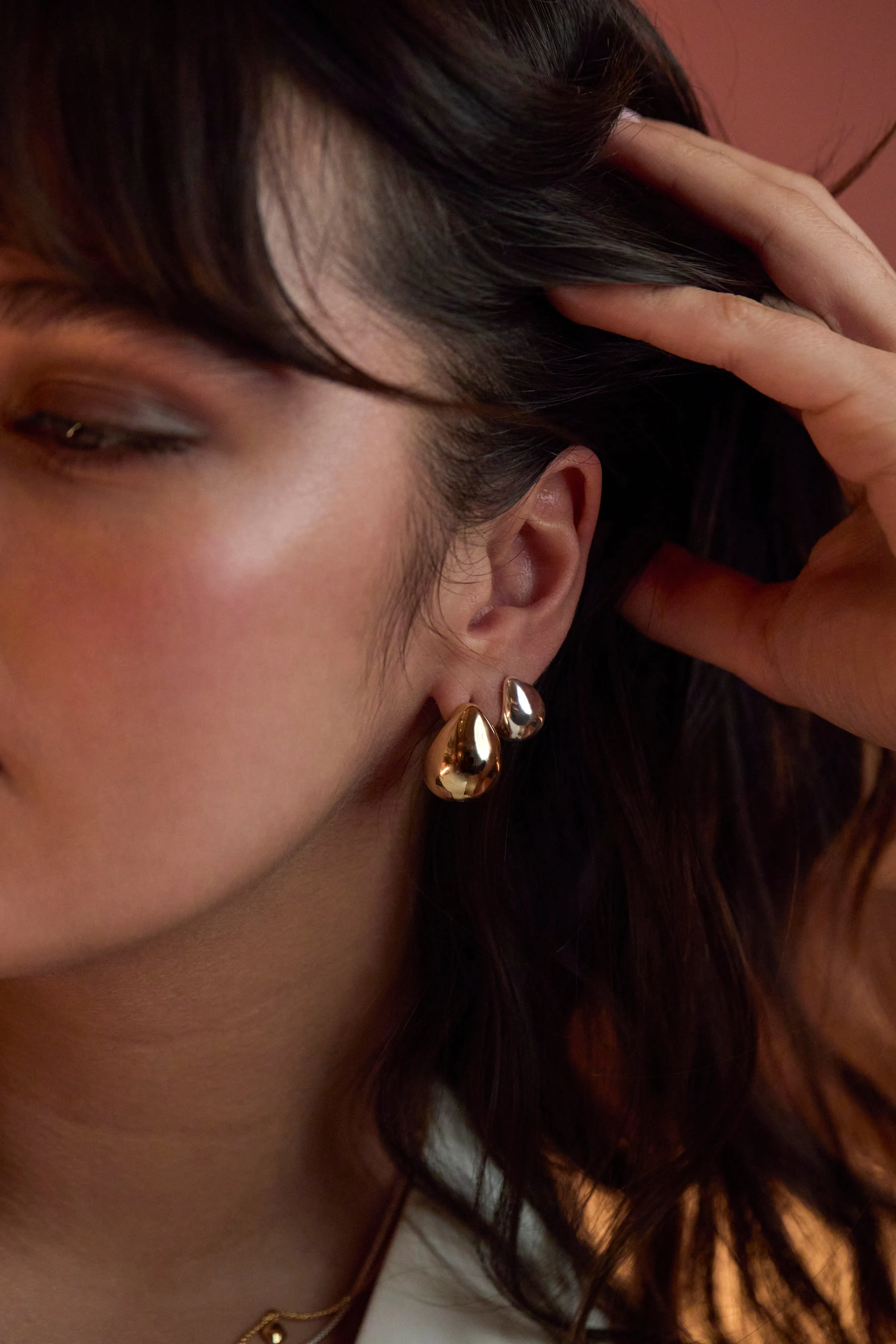 Mini Teardrop Earrings sold by Estella Bartlett product image thumbnail 2