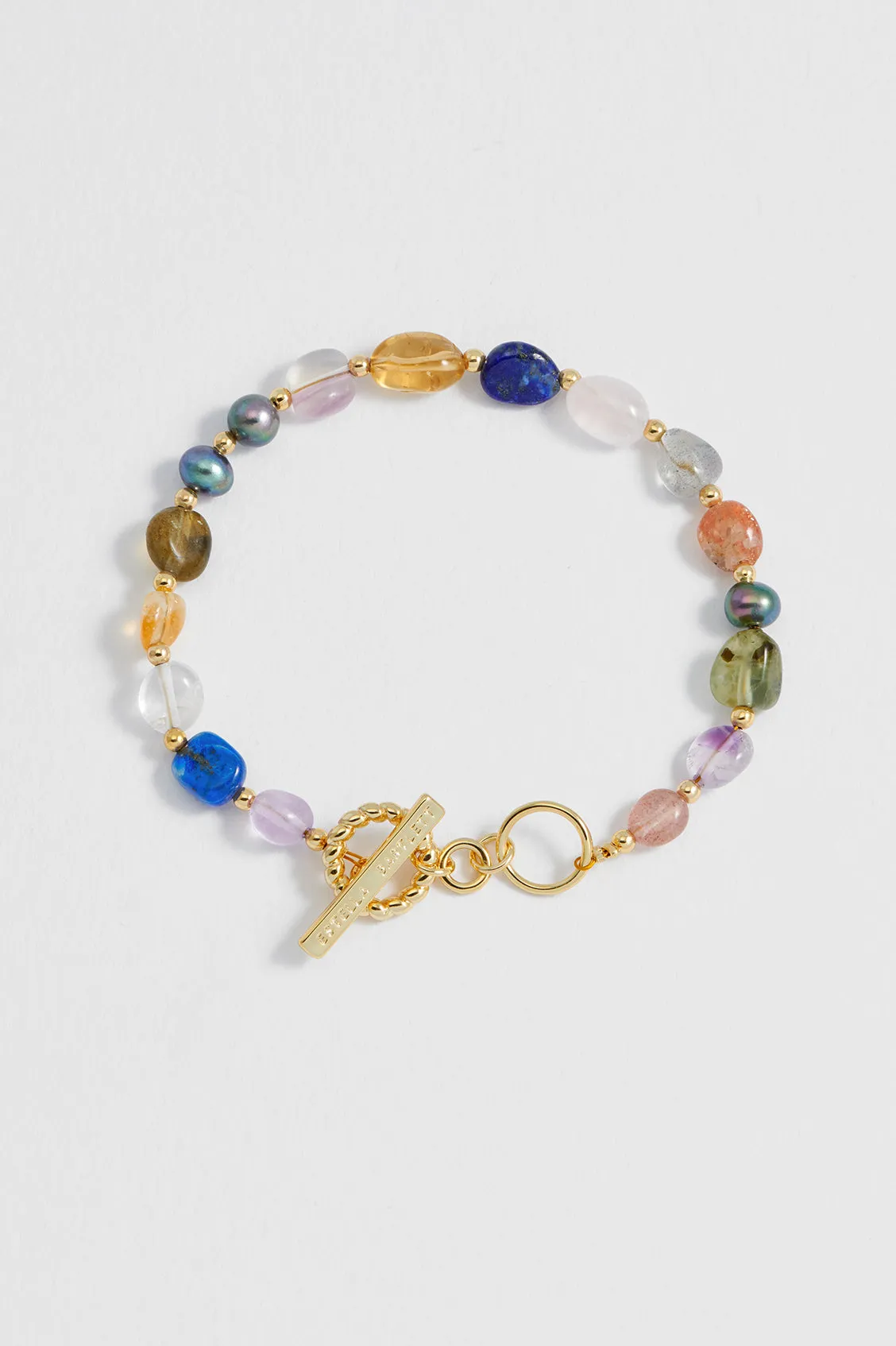 Multi Beaded T Bar Bracelet sold by Estella Bartlett