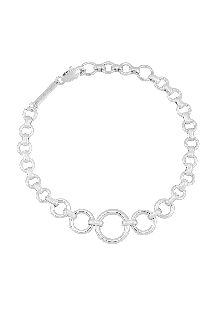 Graduated Round Link Chain Bracelet sold by Estella Bartlett product image thumbnail 3