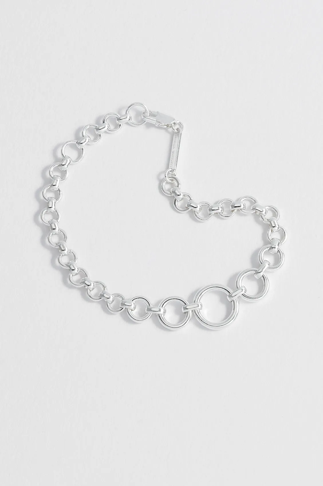 Graduated Round Link Chain Bracelet sold by Estella Bartlett product image thumbnail 4