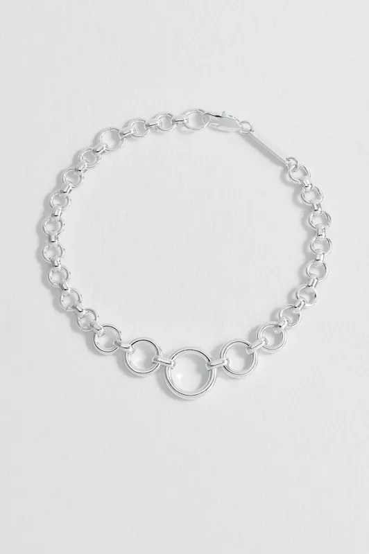 Graduated Round Link Chain Bracelet sold by Estella Bartlett