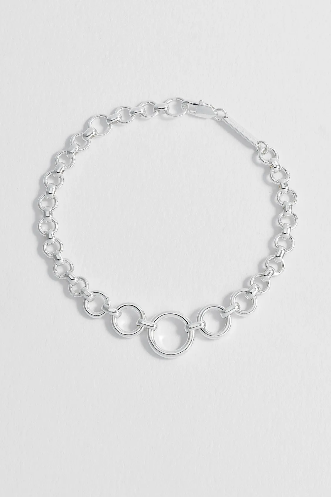 Graduated Round Link Chain Bracelet sold by Estella Bartlett