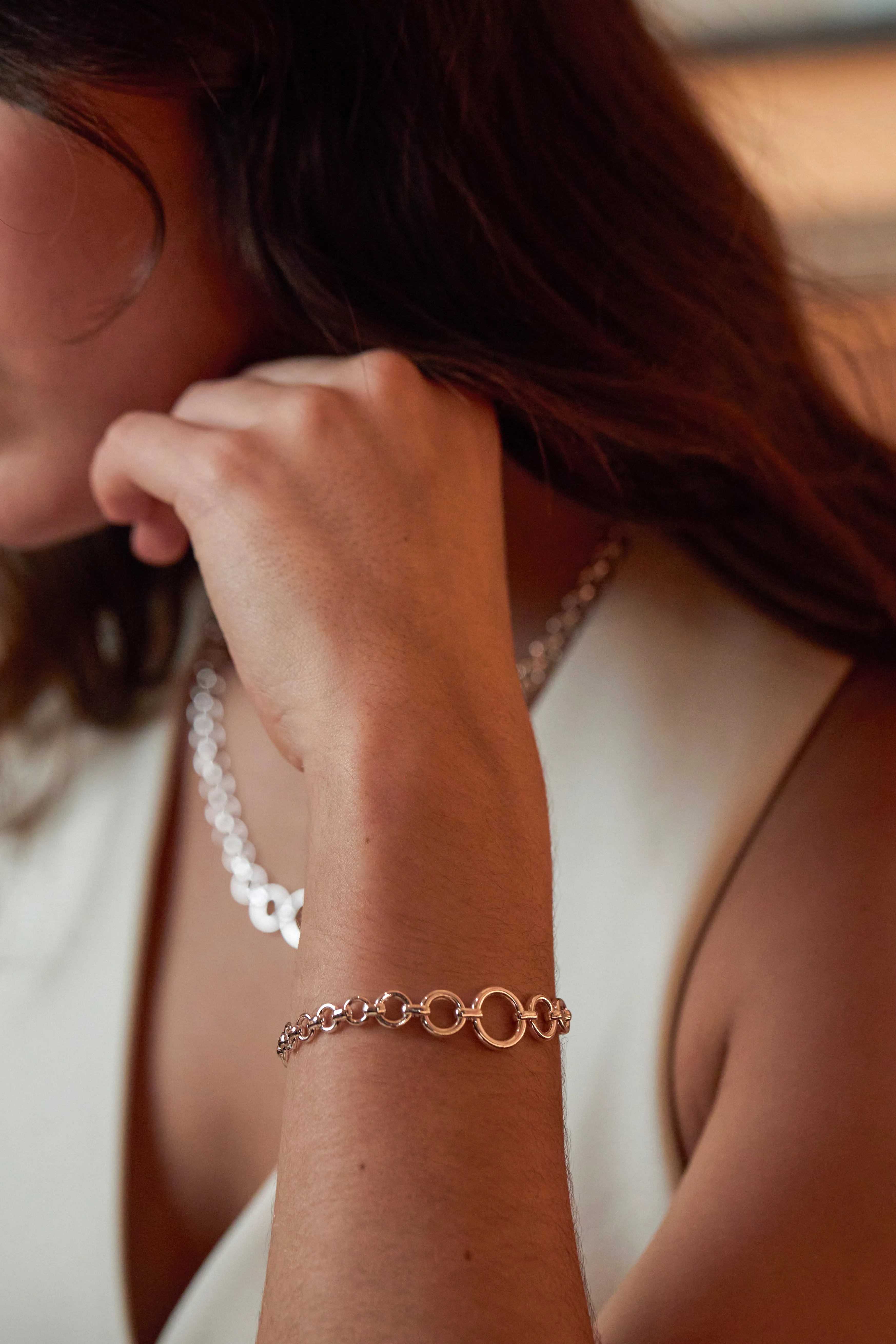 Graduated Round Link Chain Bracelet sold by Estella Bartlett product image thumbnail 2