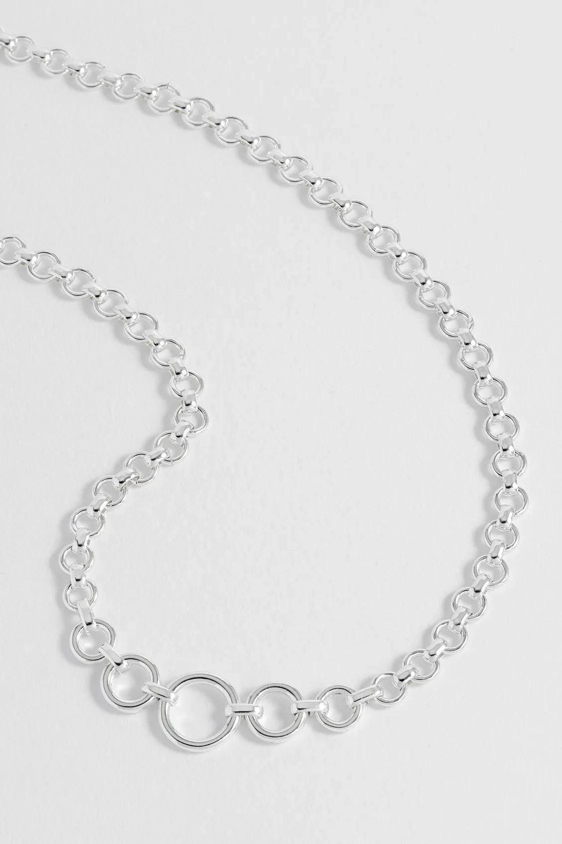 Graduated Round Link Chain Necklace sold by Estella Bartlett