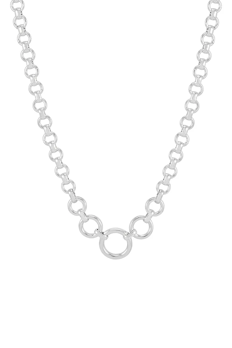 Graduated Round Link Chain Necklace sold by Estella Bartlett product image thumbnail 3