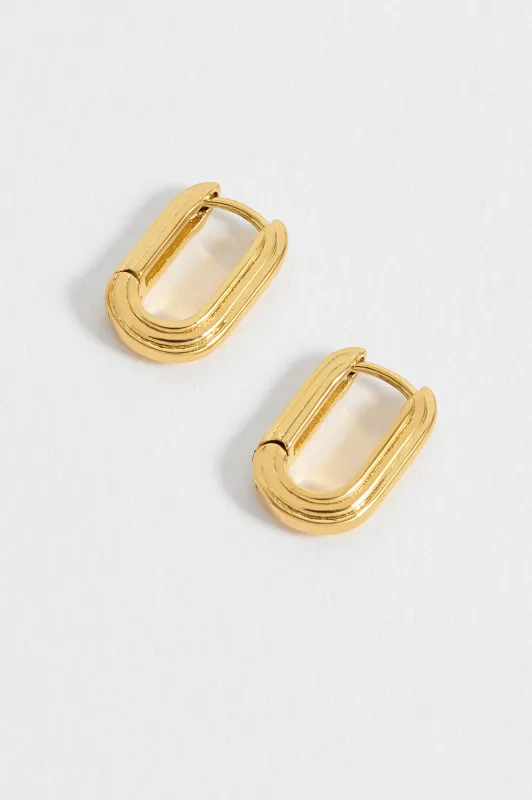 Ridged Hinge Hoops sold by Estella Bartlett