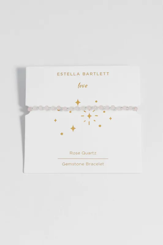 Wellness Rose Quartz Gemstone Amelia Bracelet sold by Estella Bartlett