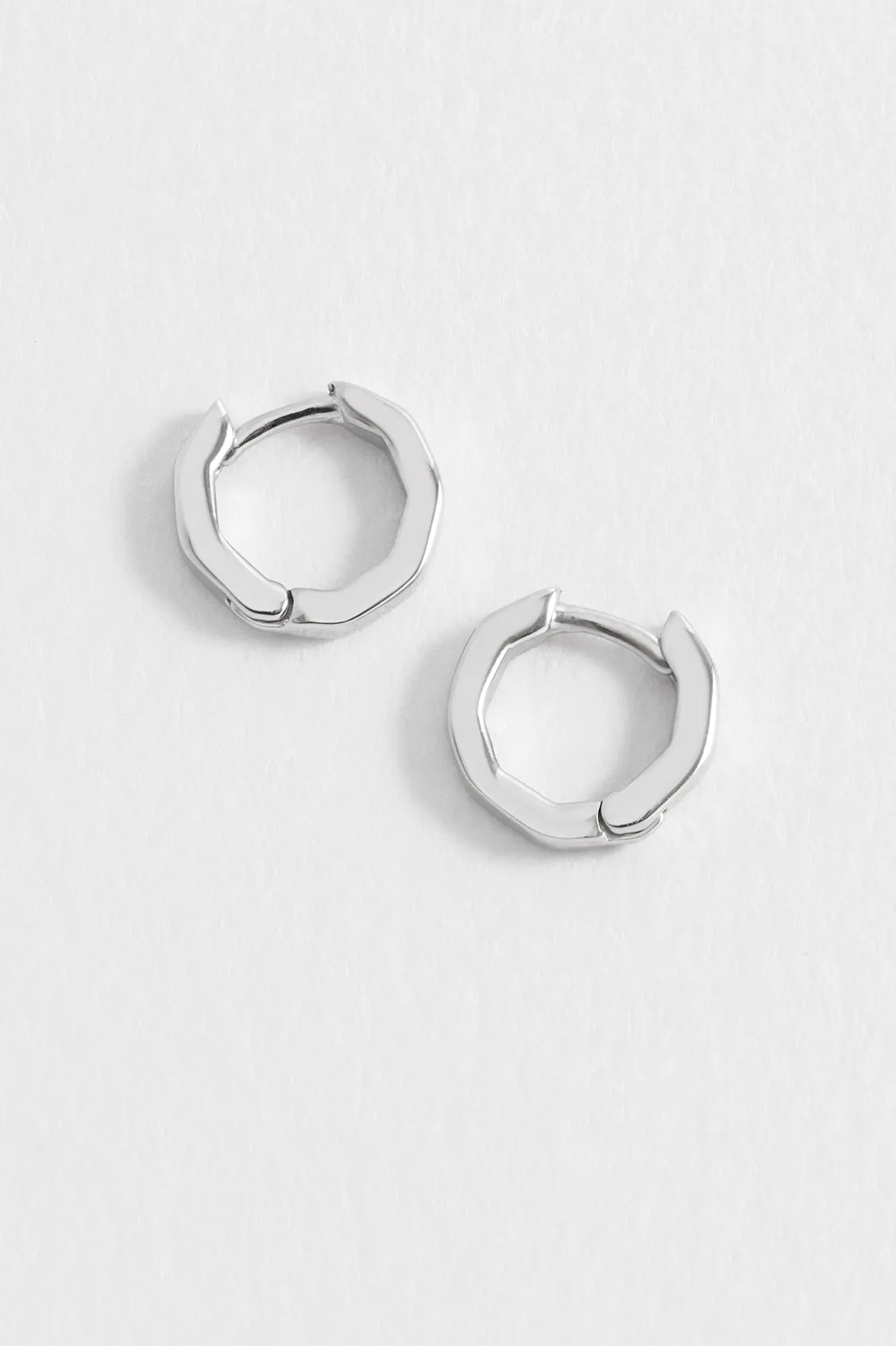 Men's Octagon Huggie Hoop sold by Estella Bartlett