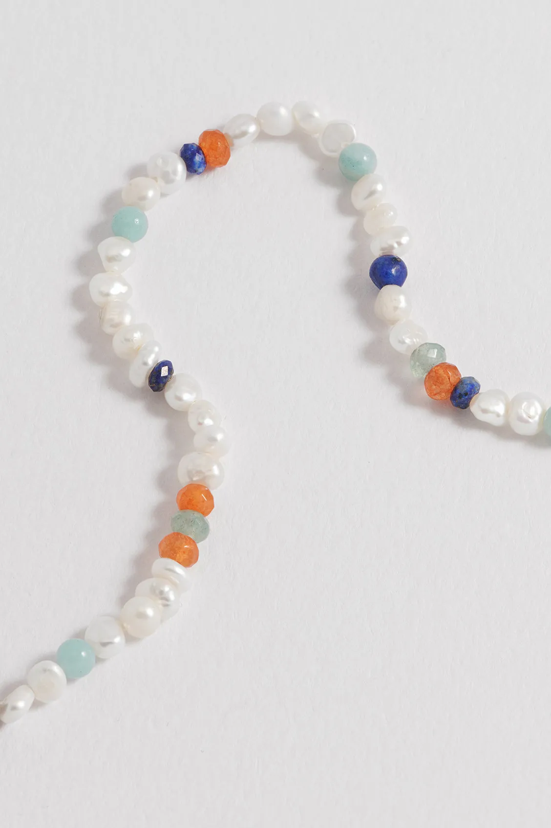 Men's Pearl and Mixed Gemstone Necklace sold by Estella Bartlett product image thumbnail 4