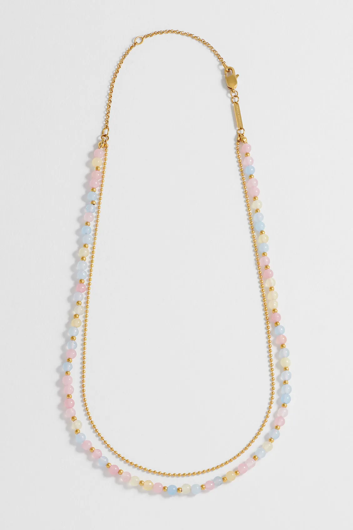 Pastel Multi Gemstone Double Necklace sold by Estella Bartlett product image thumbnail 4