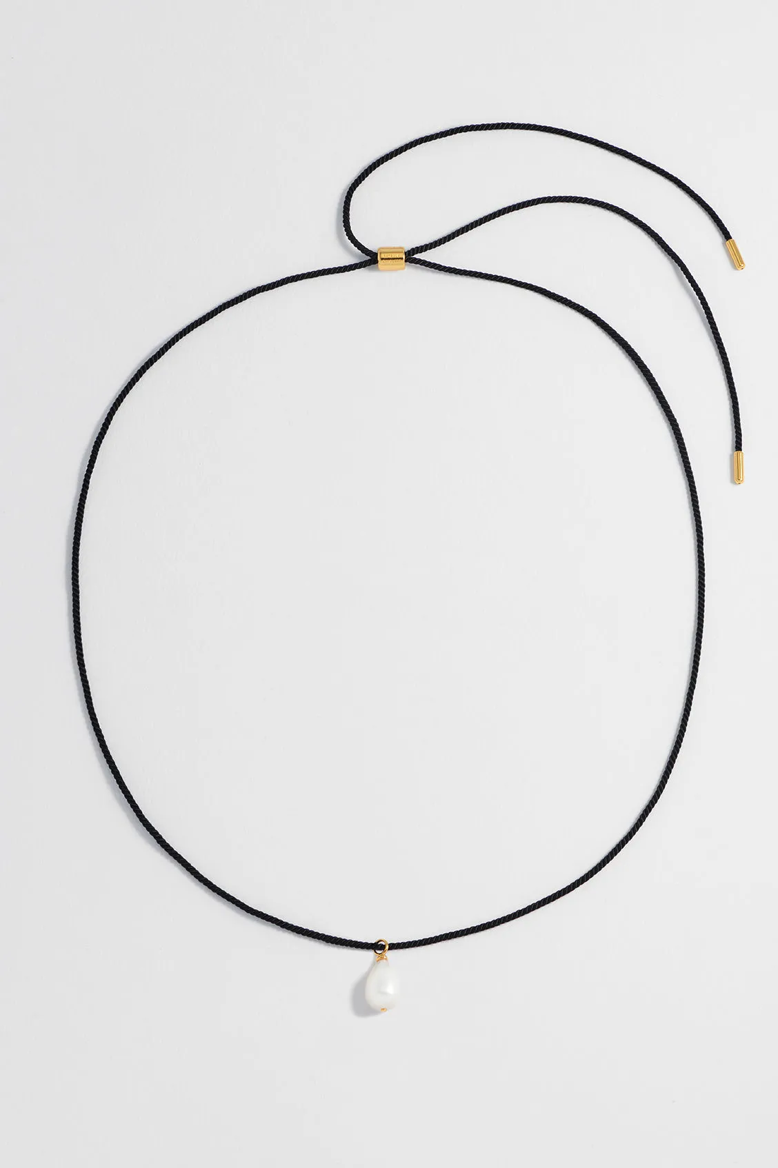 Pearl Drop Cord Necklace sold by Estella Bartlett product image thumbnail 5