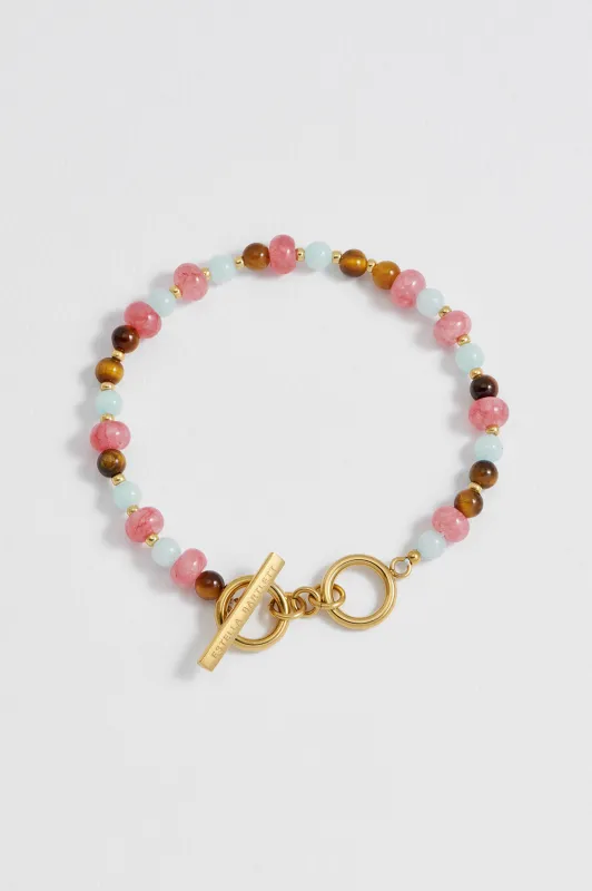Multi Facet Gemstone Bracelet sold by Estella Bartlett