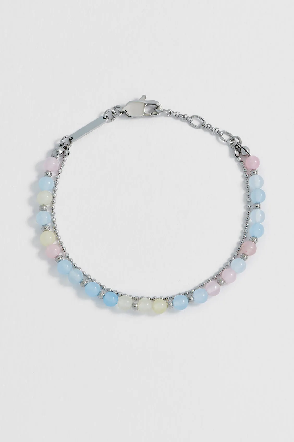 Pastel Multi Gemstone Duo Bracelet sold by Estella Bartlett