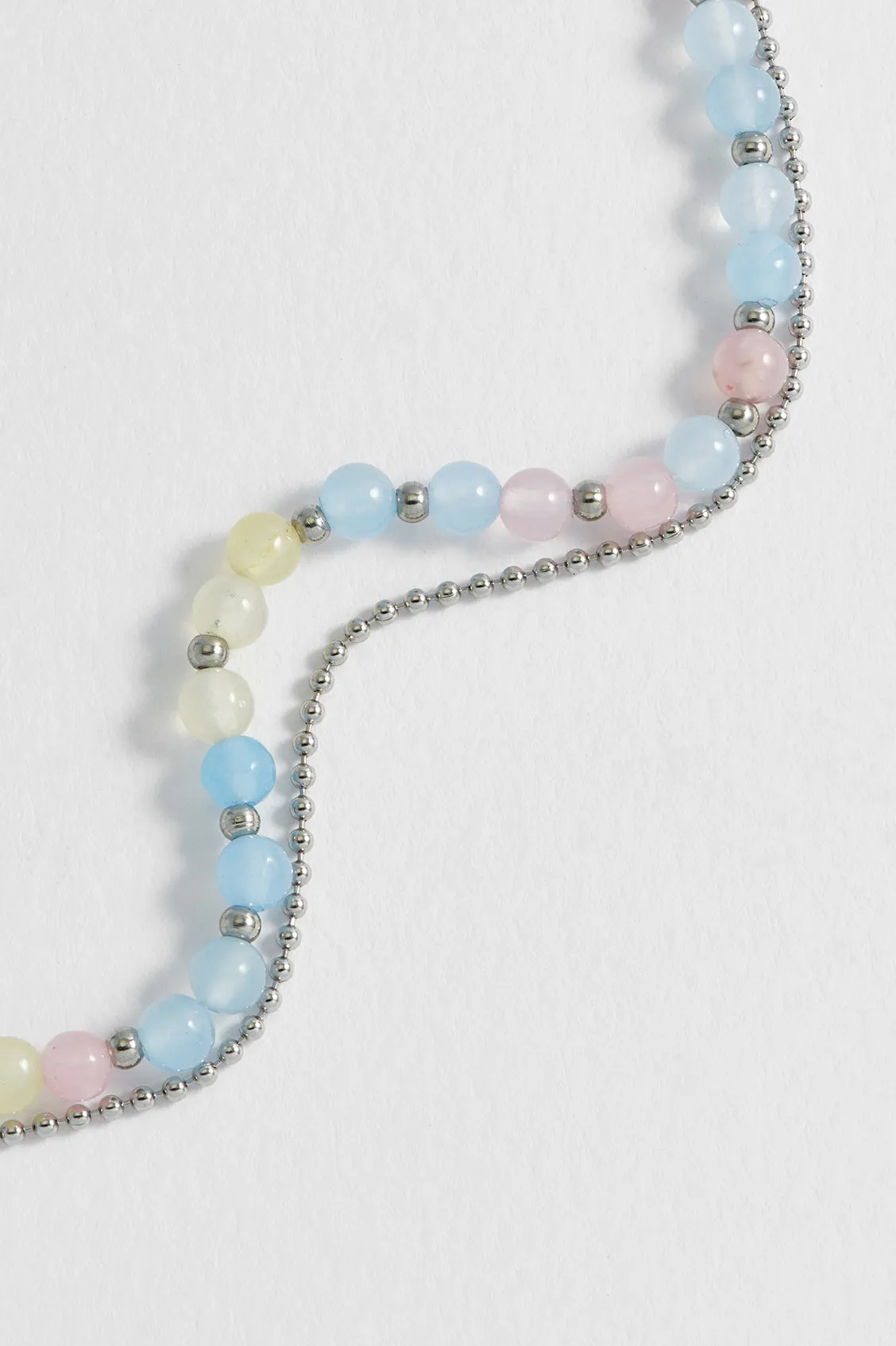 Pastel Multi Gemstone Duo Bracelet sold by Estella Bartlett product image thumbnail 5