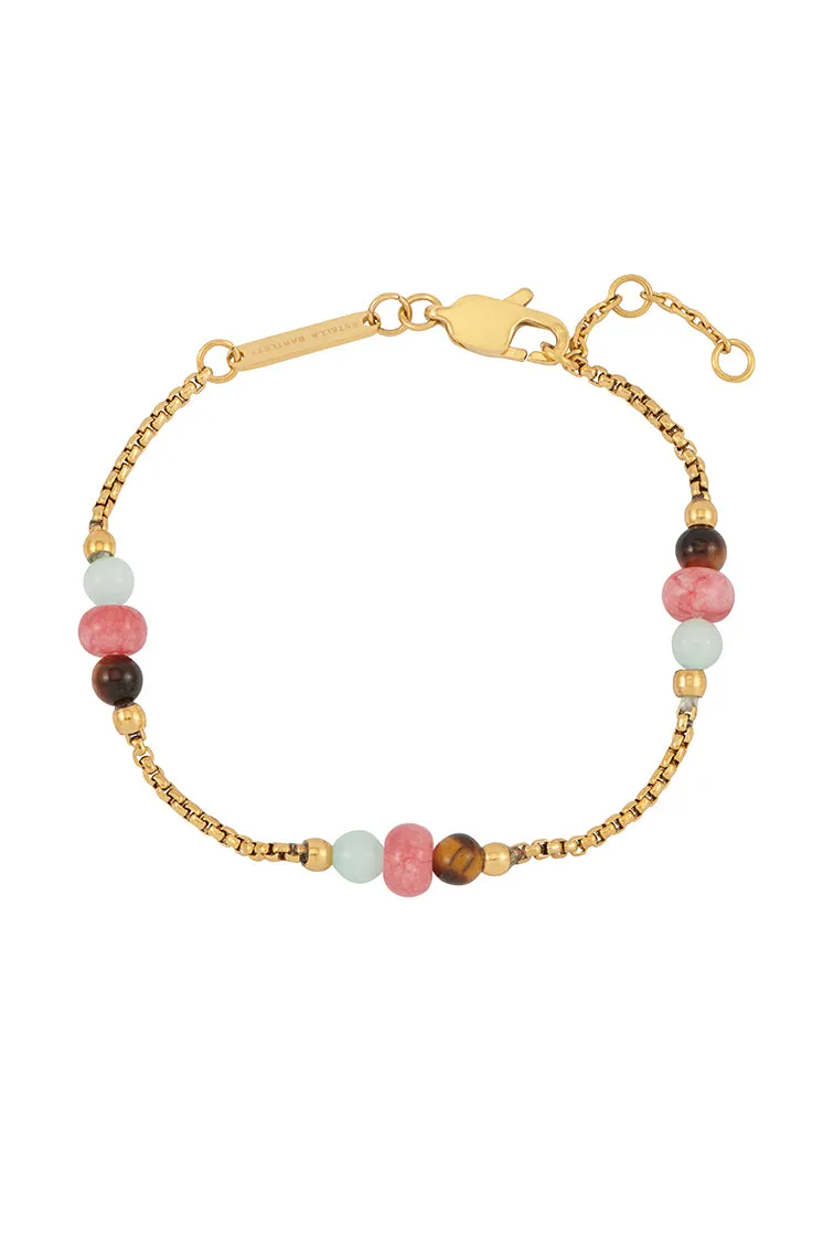 Multi Gemstone Rope Chain Bracelet sold by Estella Bartlett product image thumbnail 3