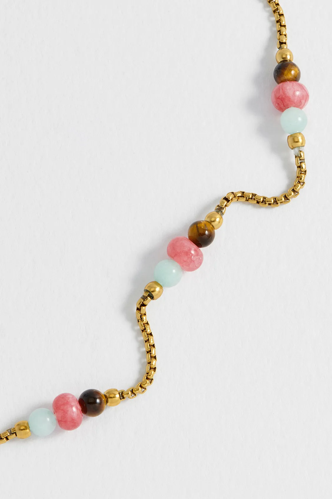 Multi Gemstone Rope Chain Bracelet sold by Estella Bartlett product image thumbnail 5