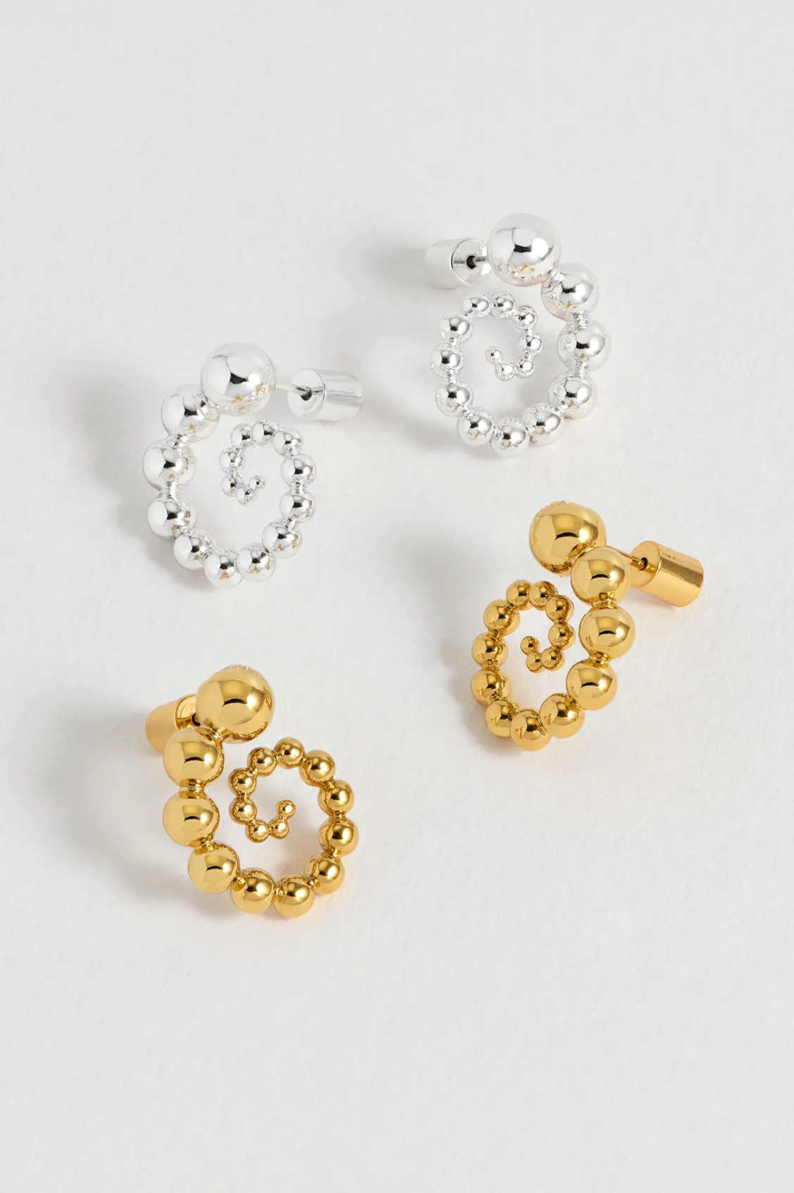 Beaded Swirl Earrings sold by Estella Bartlett product image thumbnail 5