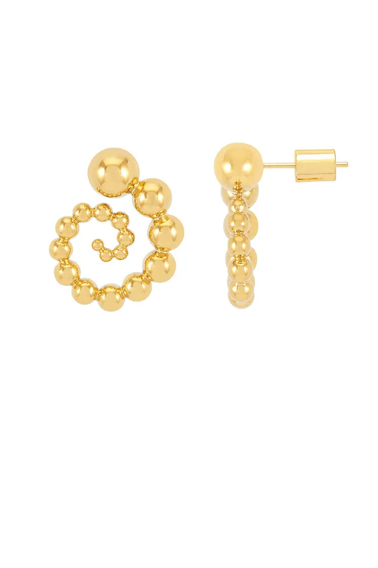 Beaded Swirl Earrings sold by Estella Bartlett product image thumbnail 3