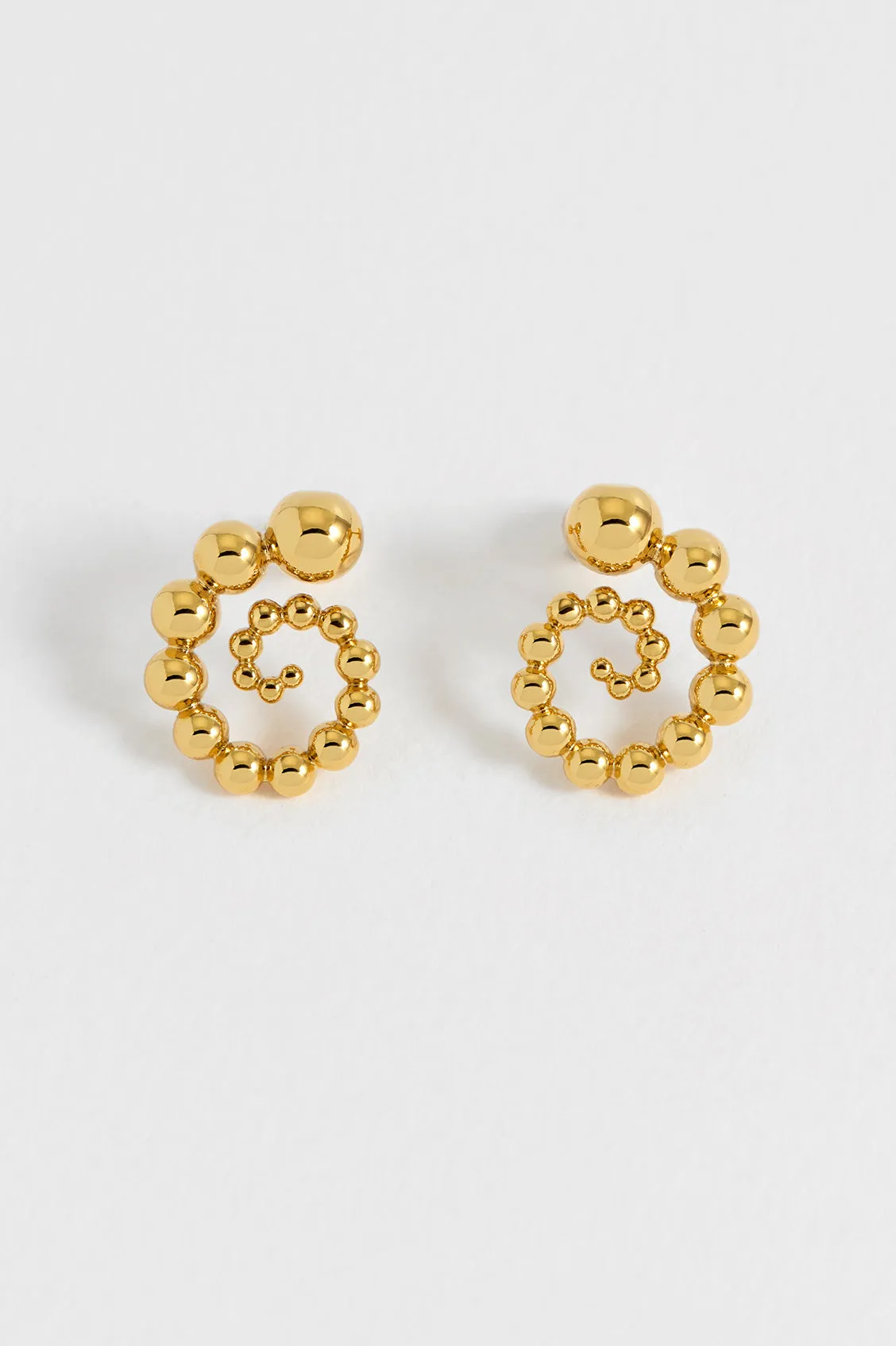 Beaded Swirl Earrings sold by Estella Bartlett