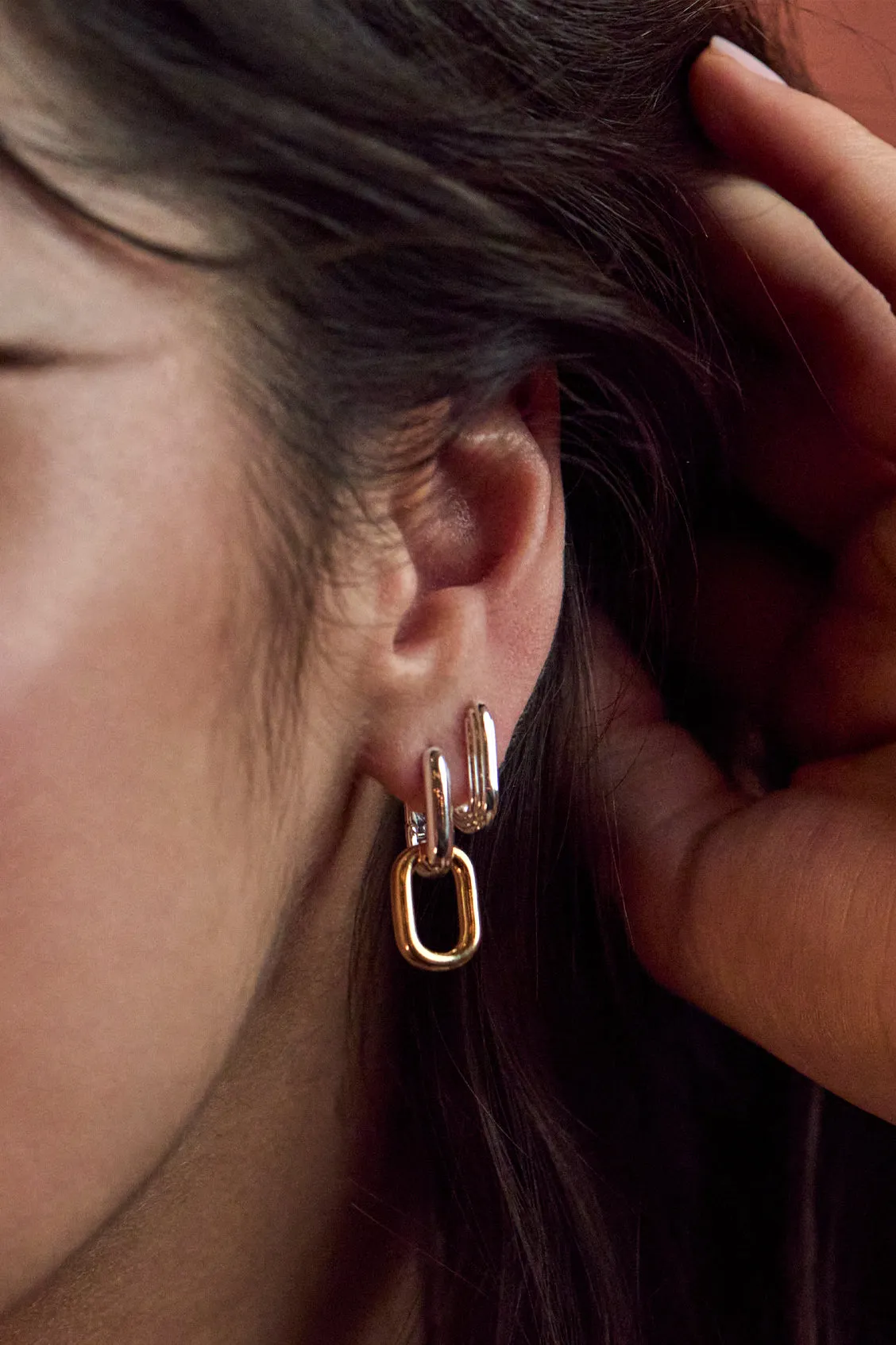 Mixed Link Hoops sold by Estella Bartlett product image thumbnail 2