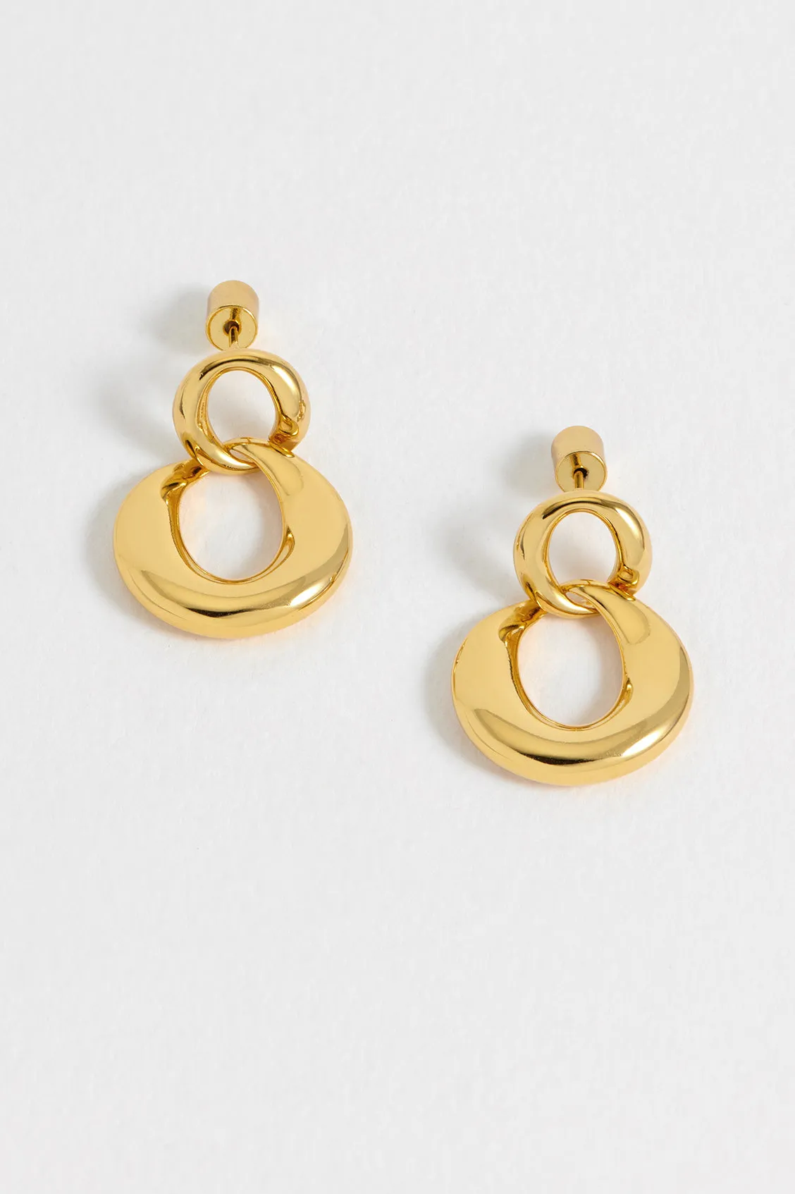 Double Round Link Earrings sold by Estella Bartlett