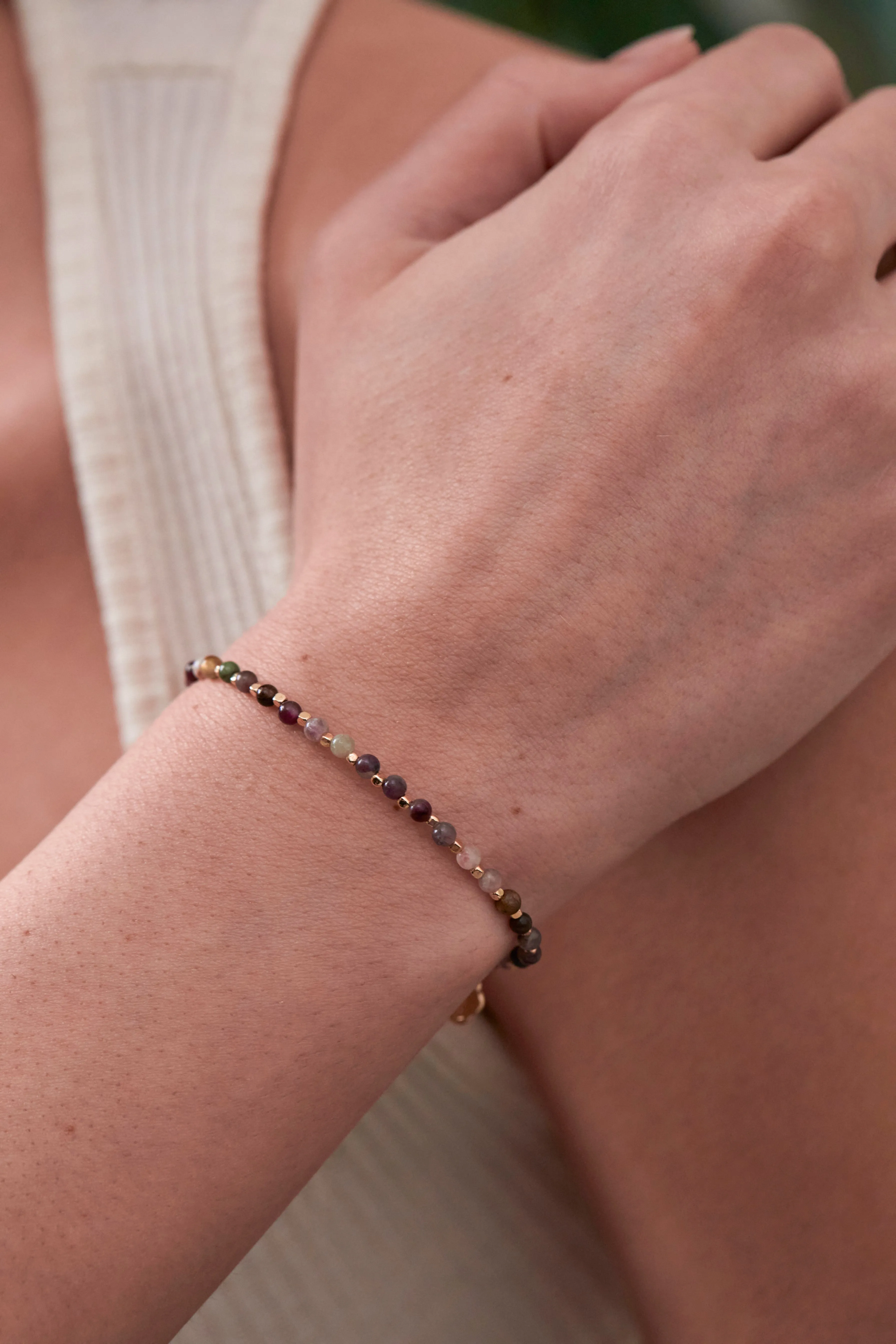 Wellness Tourmaline Gemstone Amelia Bracelet sold by Estella Bartlett product image thumbnail 2