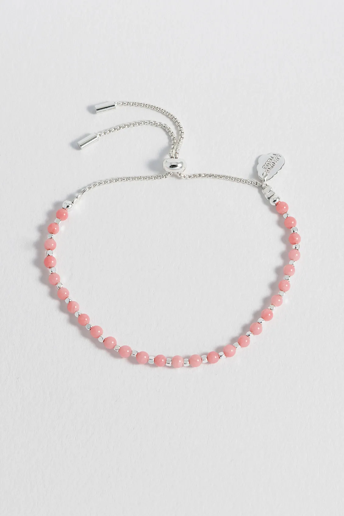 Wellness Coral Agate Gemstone Amelia Bracelet sold by Estella Bartlett product image thumbnail 2