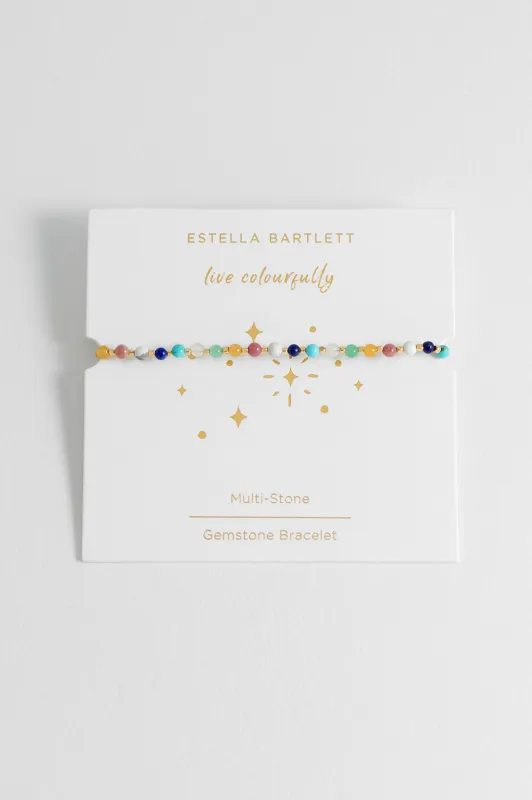 Wellness Mixed Gemstone Amelia Bracelet sold by Estella Bartlett