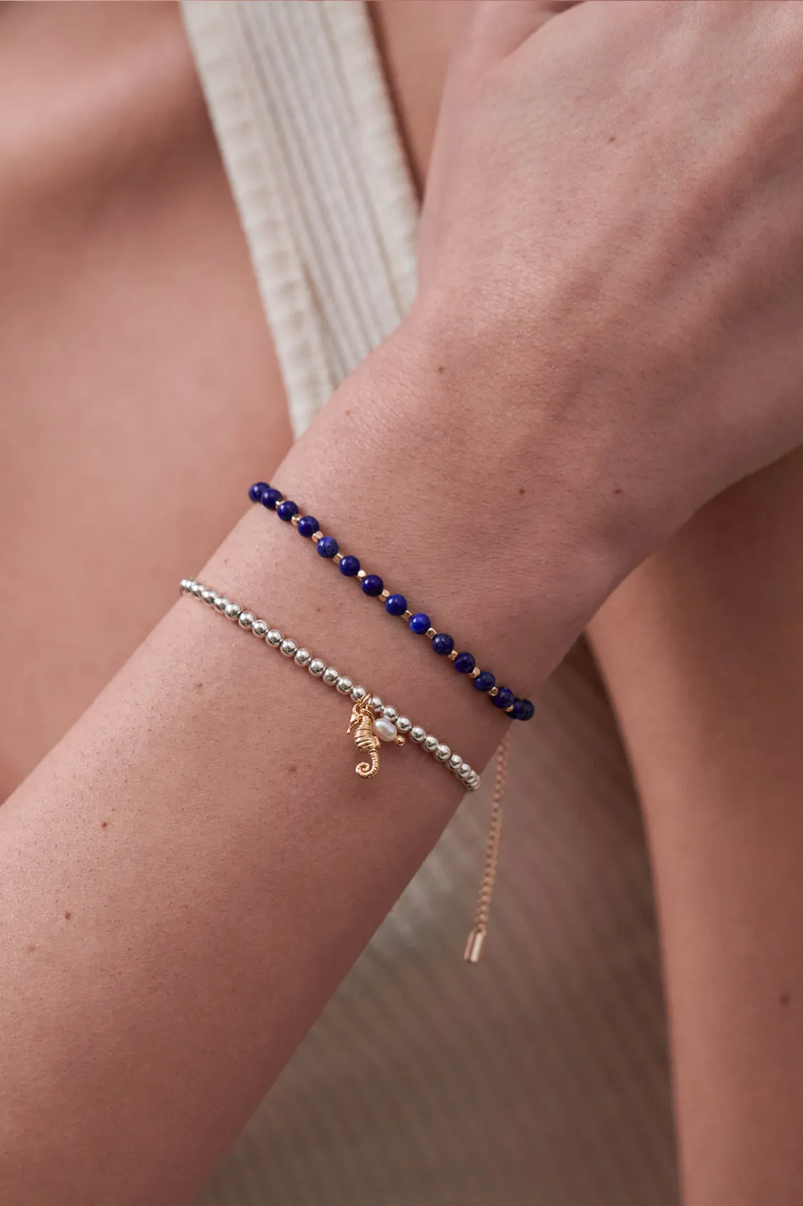 Wellness Lapis Lazuli Gemstone Amelia Bracelet sold by Estella Bartlett product image thumbnail 2