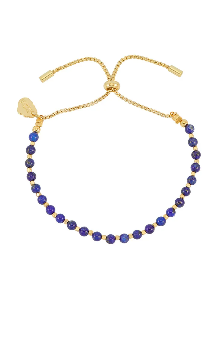 Wellness Lapis Lazuli Gemstone Amelia Bracelet sold by Estella Bartlett product image thumbnail 4