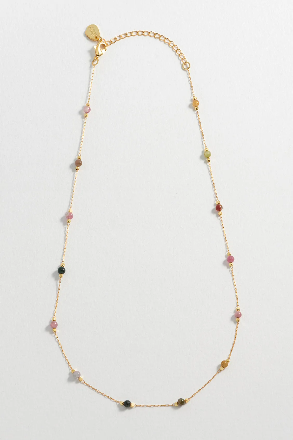 Wellness Tourmaline Gemstone Bead Necklace sold by Estella Bartlett product image thumbnail 5