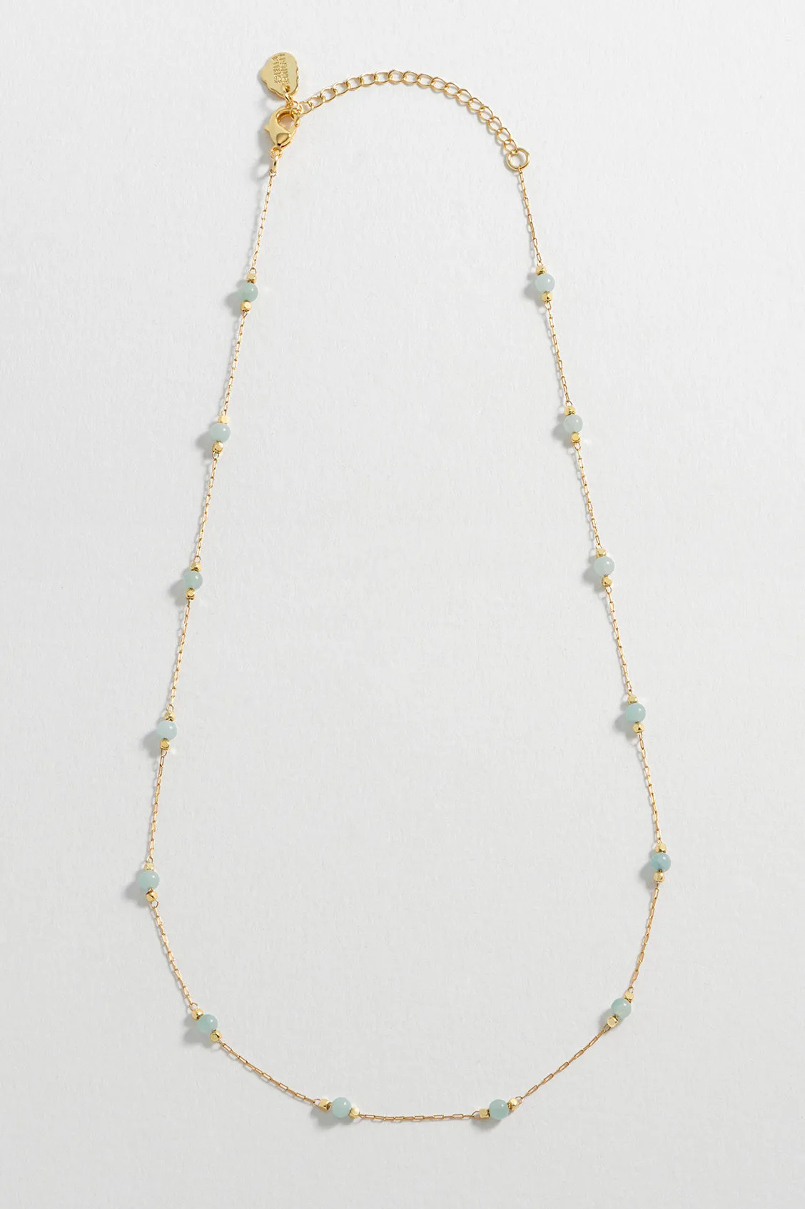 Wellness Amazonite Gemstone Bead Necklace sold by Estella Bartlett product image thumbnail 4
