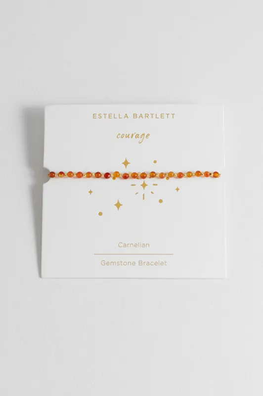 Wellness Carnelian Gemstone Amelia Bracelet sold by Estella Bartlett