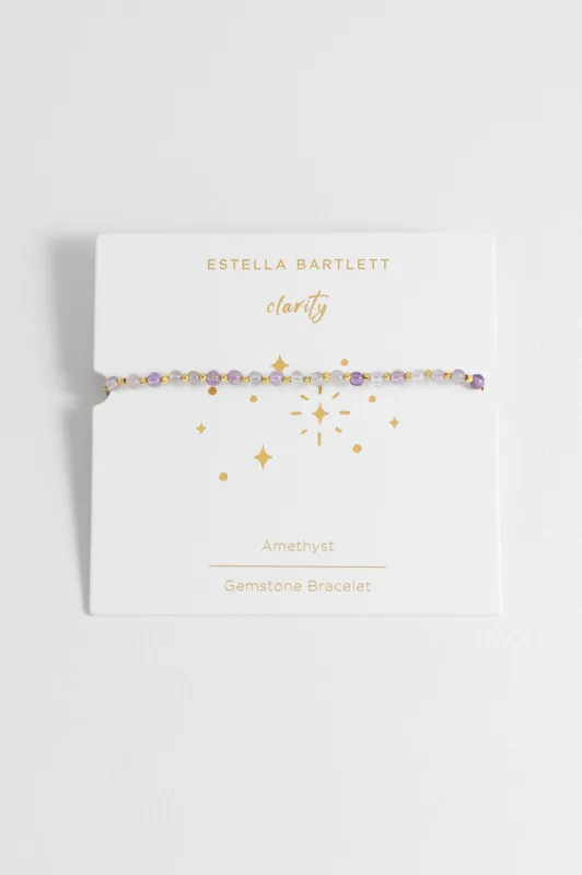 Wellness Amethyst Gemstone Amelia Bracelet sold by Estella Bartlett