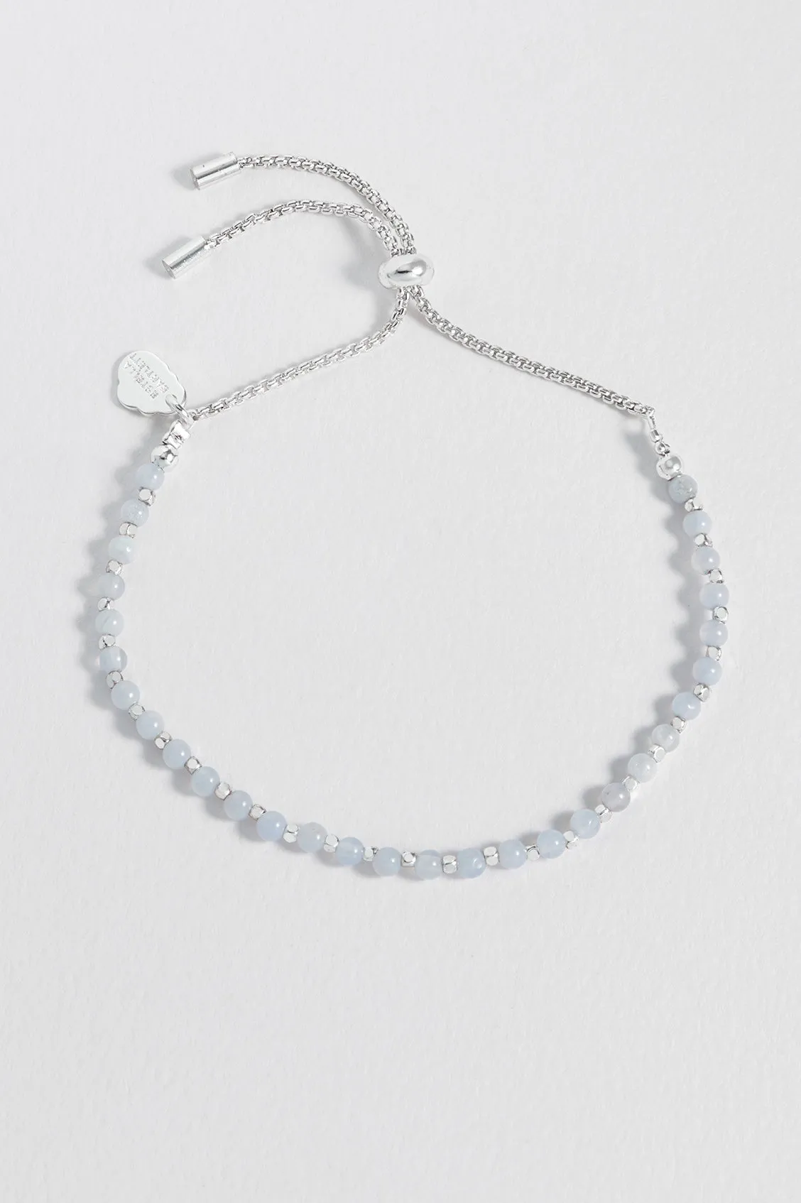 Wellness Blue Lace Agate Gemstone Amelia Bracelet sold by Estella Bartlett product image thumbnail 5