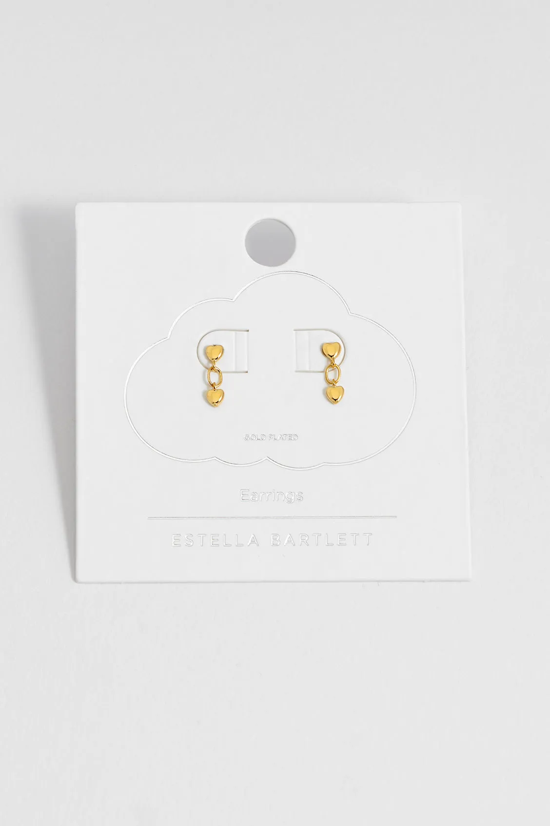 Linked Heart Studs sold by Estella Bartlett product image thumbnail 5