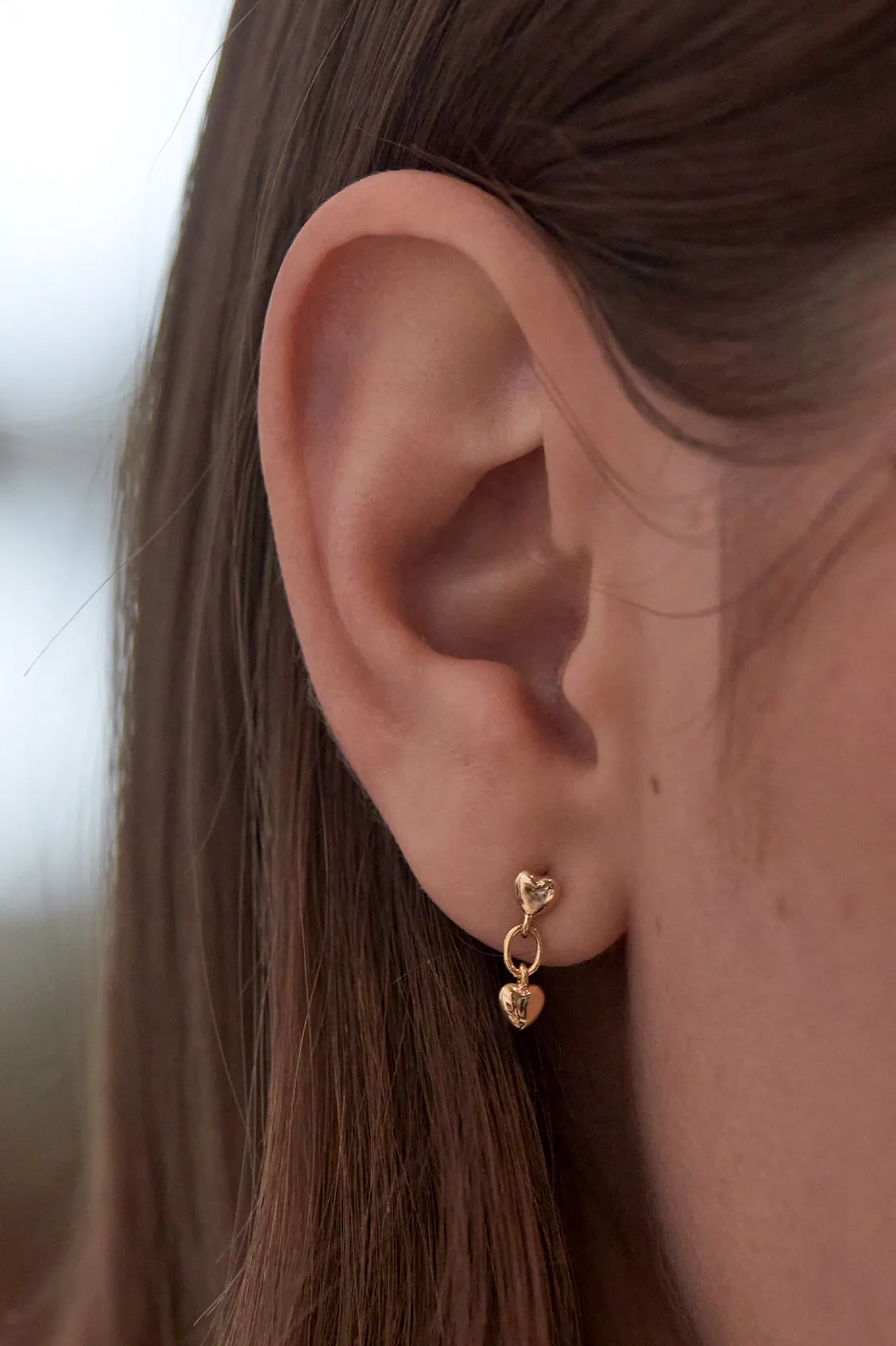 Linked Heart Studs sold by Estella Bartlett product image thumbnail 2