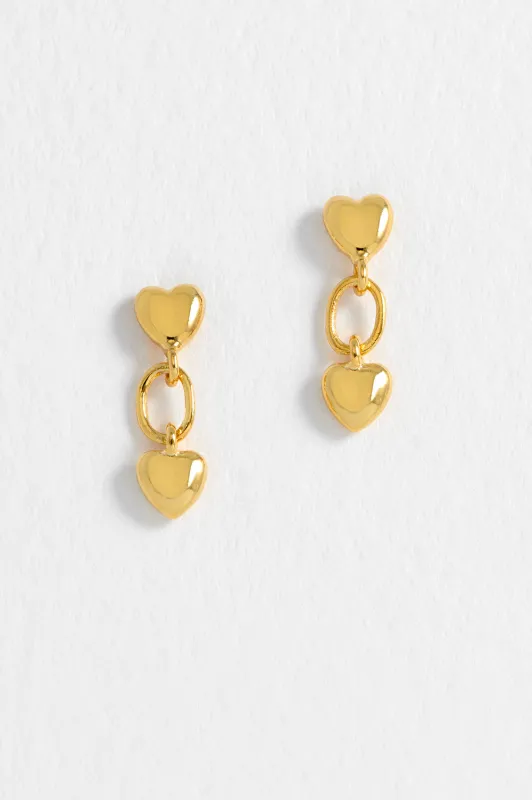 Linked Heart Studs sold by Estella Bartlett