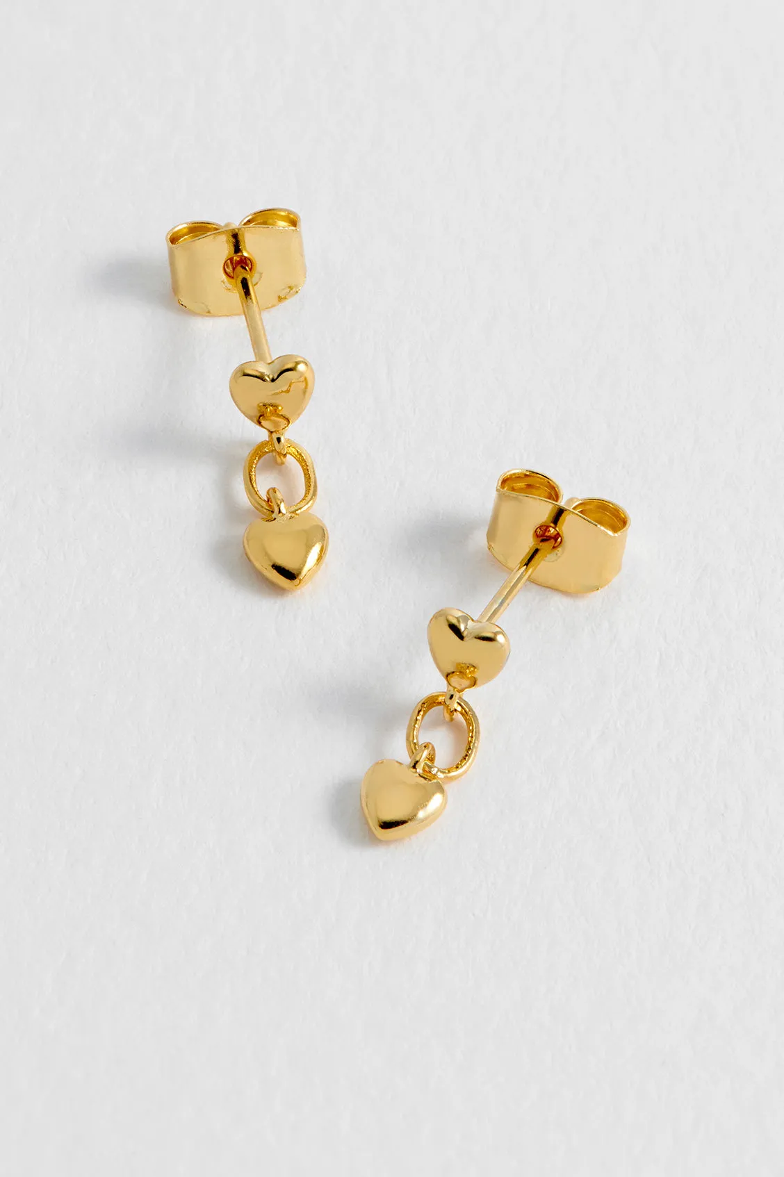 Linked Heart Studs sold by Estella Bartlett product image thumbnail 4