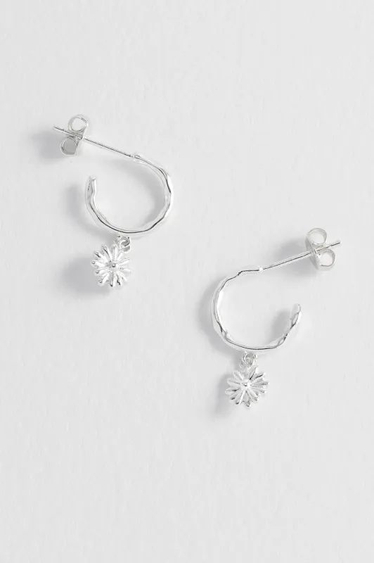 Molten Daisy Hoop Earrings sold by Estella Bartlett