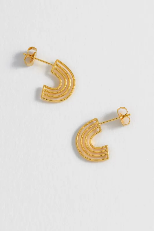 Rainbow Hoop Earrings sold by Estella Bartlett