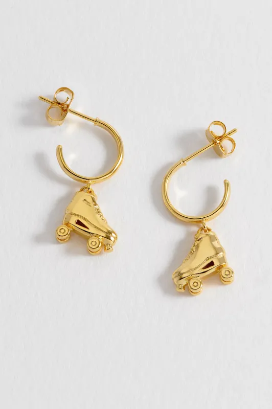 Rollerskate Hoop Earrings sold by Estella Bartlett