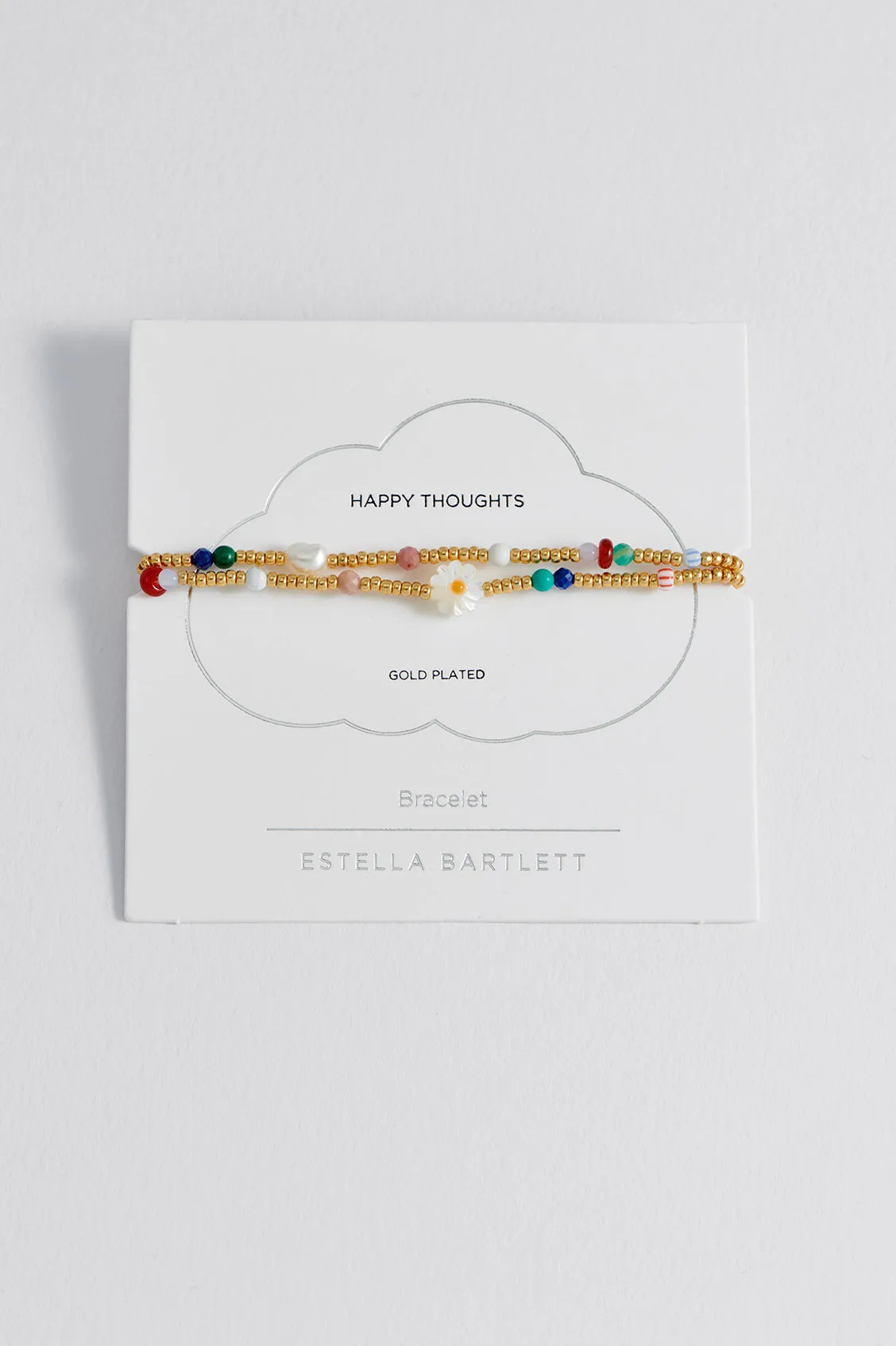 Mixed Glass, Pearl And Gemstone Duo Bracelet sold by Estella Bartlett