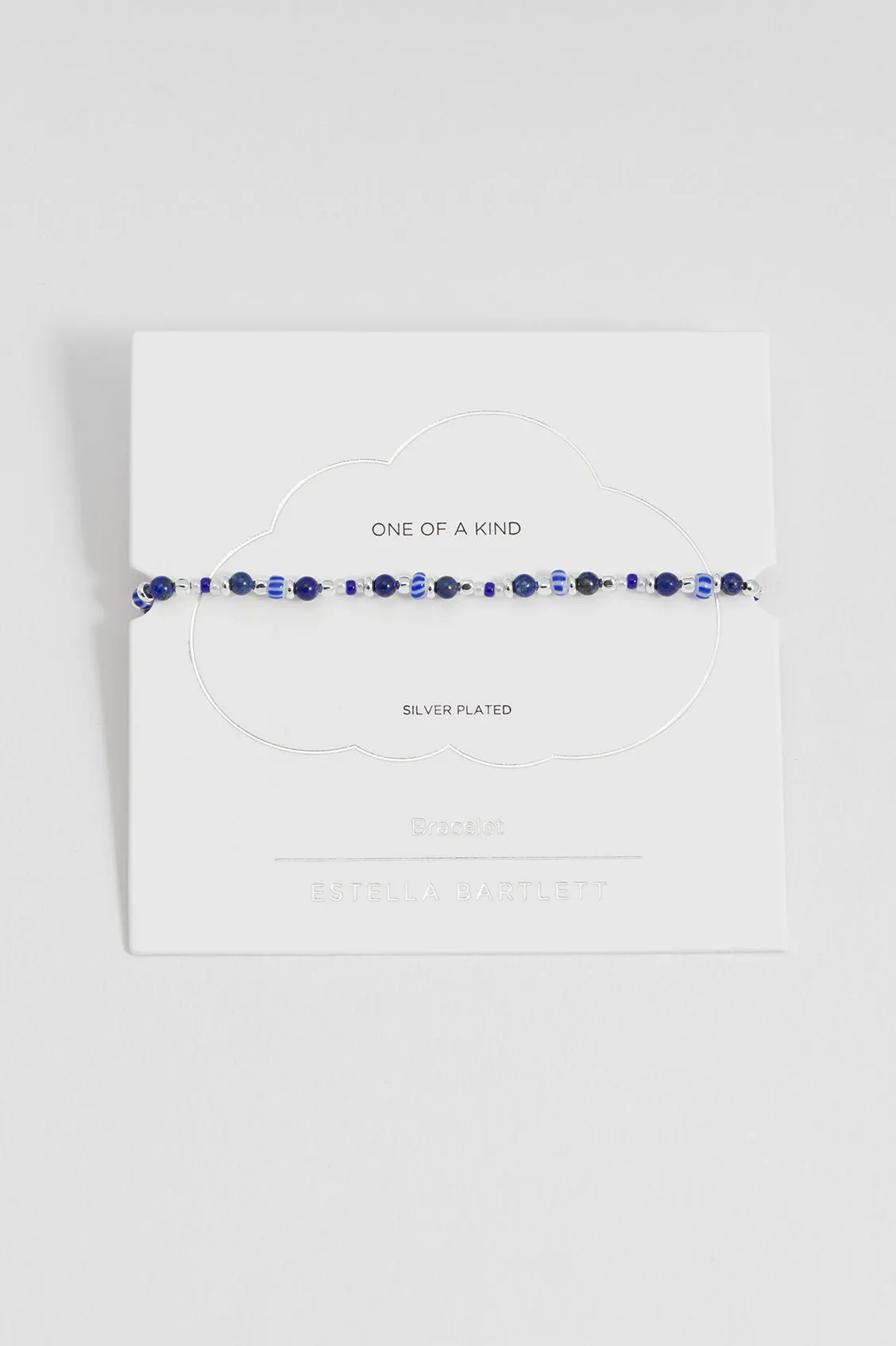 Blue Mixed Glass Amelia Bracelet sold by Estella Bartlett