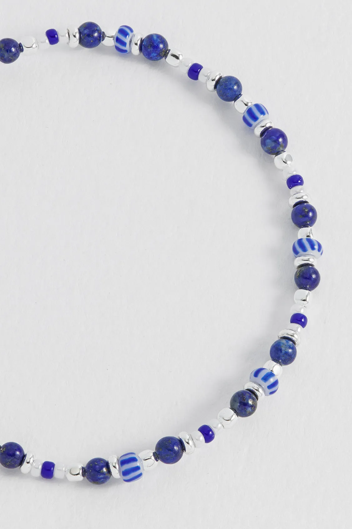 Blue Mixed Glass Amelia Bracelet sold by Estella Bartlett product image thumbnail 5