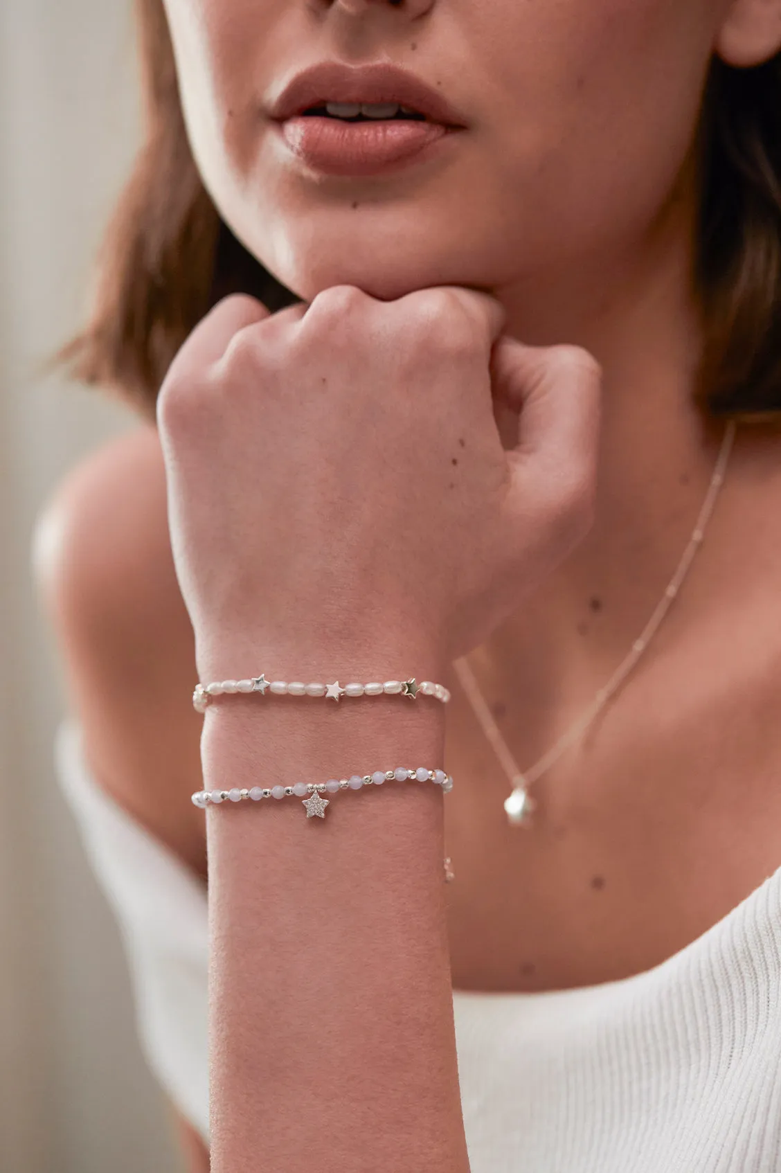 Stars So Bright Mixed Pearl Bracelet sold by Estella Bartlett product image thumbnail 2