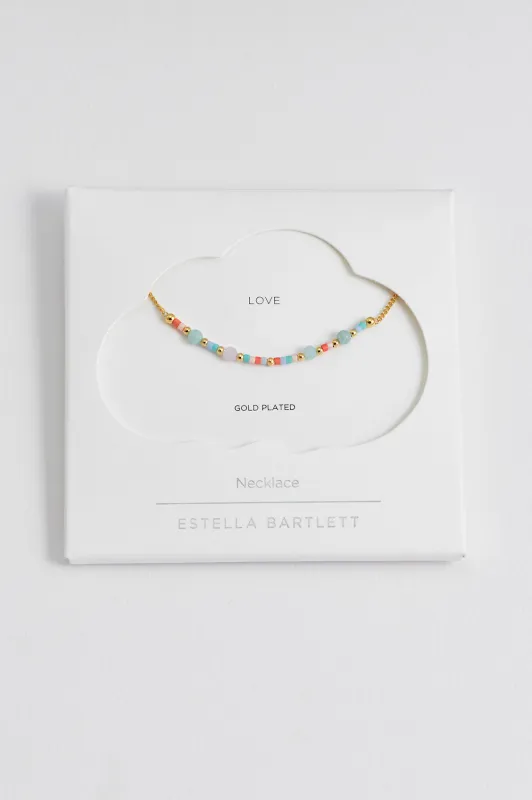 Mini Mixed Beaded Chain Necklace sold by Estella Bartlett