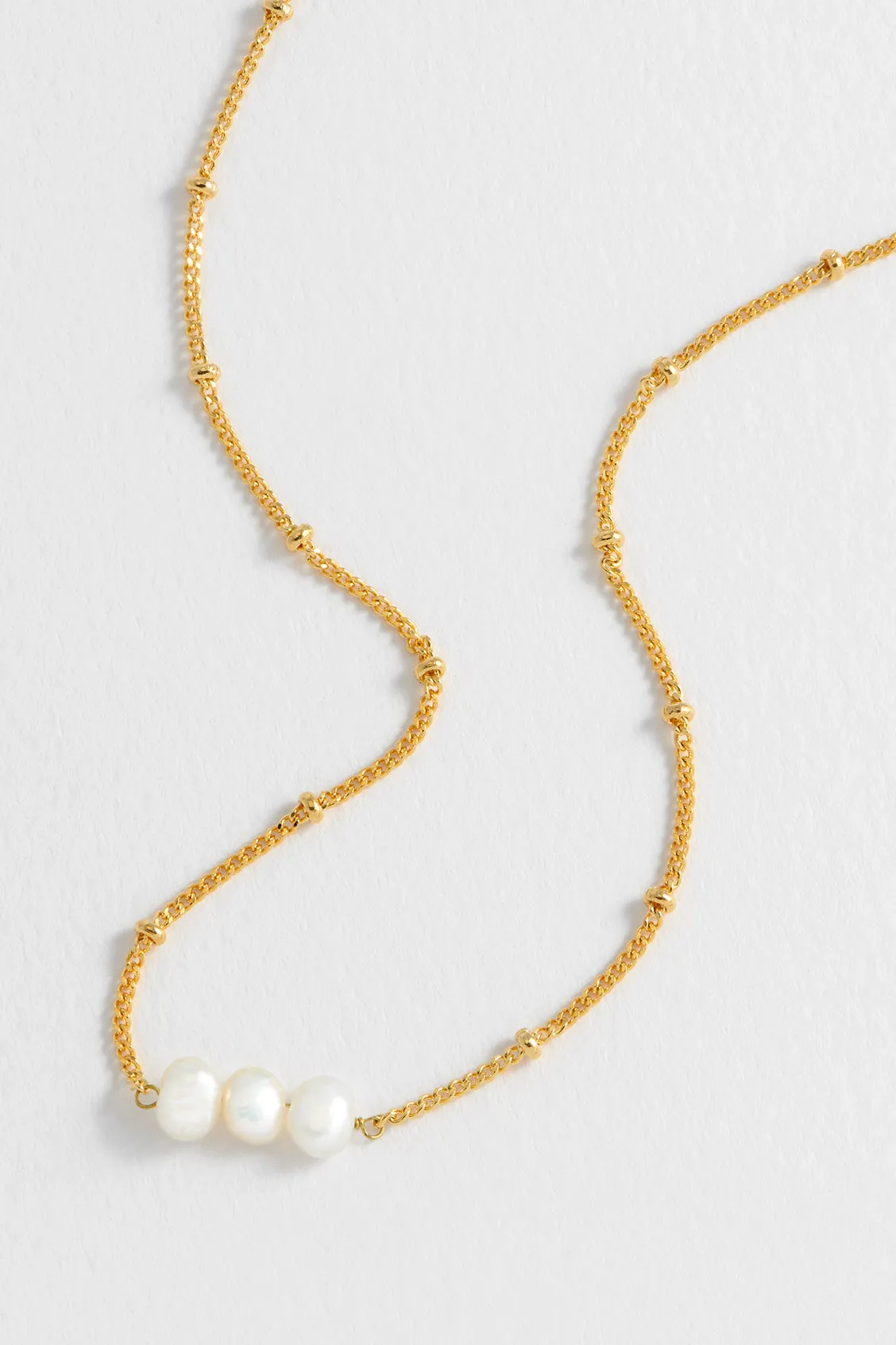 Beaded Chain And Pearl Necklace sold by Estella Bartlett product image thumbnail 4