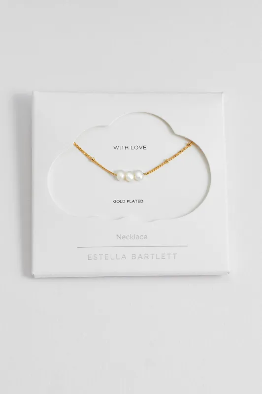Beaded Chain And Pearl Necklace sold by Estella Bartlett